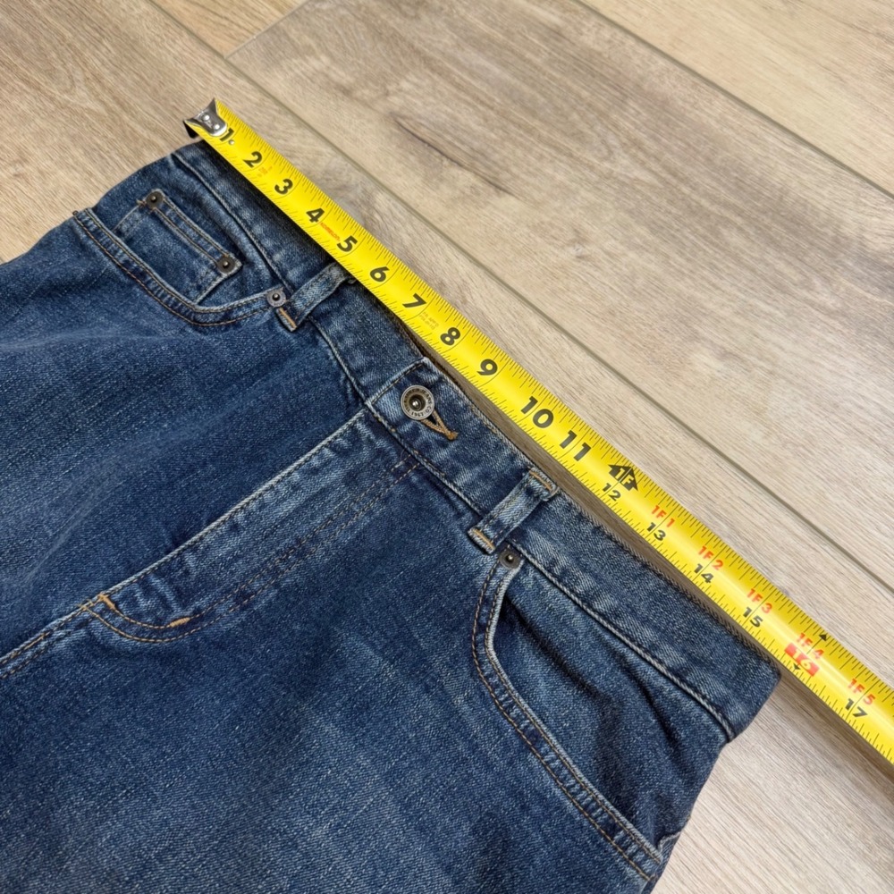 Lauren Ralph Lauren Embroidere Bootcut Blue Jeans Medium Wash Western Size 10 - Picture 10 of 14